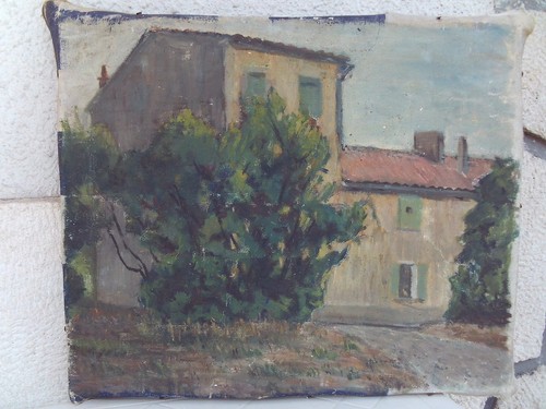 Ancien tableau impressionniste