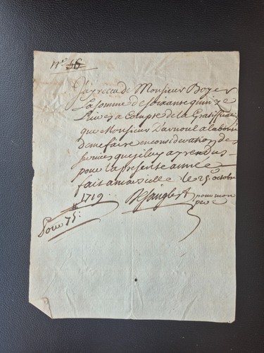 Manuscrit marseille 1719 - marseille,