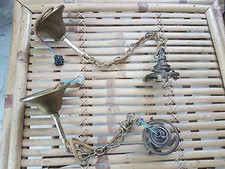 Paire rosace plafonnier en