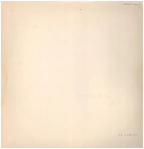 The beatles white album - white, insert