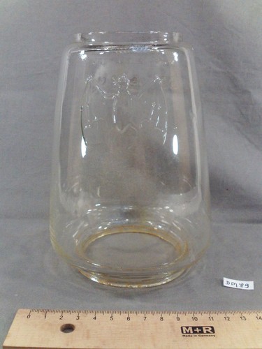 Ancien verre lampe tempête - ancien, de