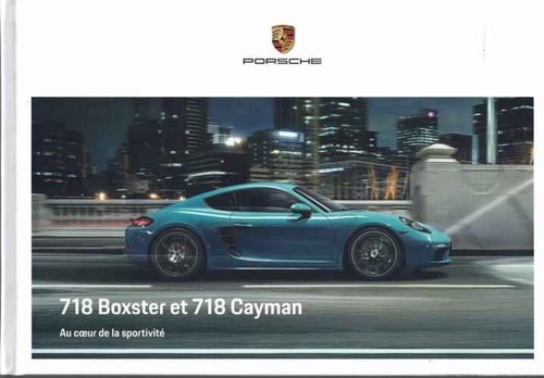 Catalogue brochure porsche - catalogue, 718