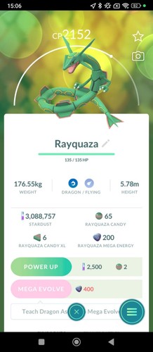 Rayquaza legendary non shiny - rayquaza,
