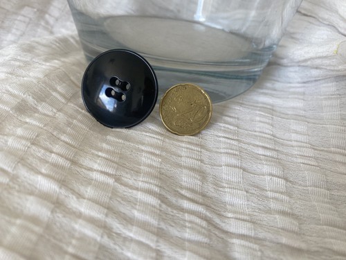 Bouton noir qualité - noir, de