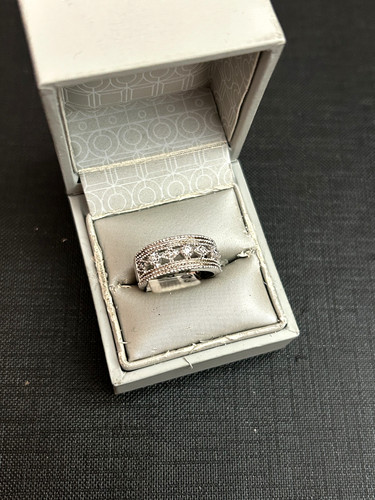 Ancien bague argent massif - en,