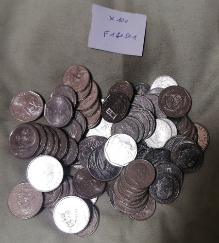 Lot monnaies françaises 100