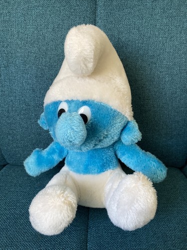 Peluche vintage schtroumpf - vintage,