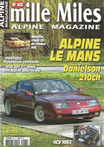 Mille miles alpine le - mille, n°68