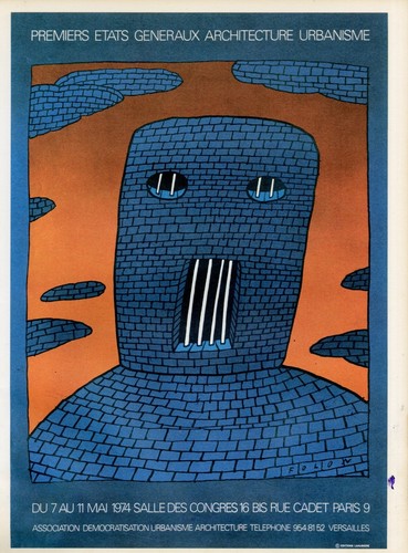 Affiche folon premiers - folon, etats