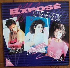 DISQUE VINYLE MAXI 45t 12" EXPOSE « Let me be the one » POP GERMANY 1987
