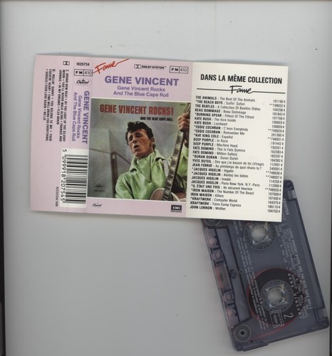 Gene vincent audio - vincent, k7