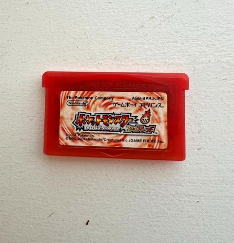 Pokemon fire red game boy - red,