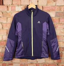 Salomon pour Femme Advancedskin Bouclier Veste Fermeture Éclair Ski Isolé Violet