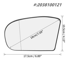 1x Verre Miroir Côté Gauche