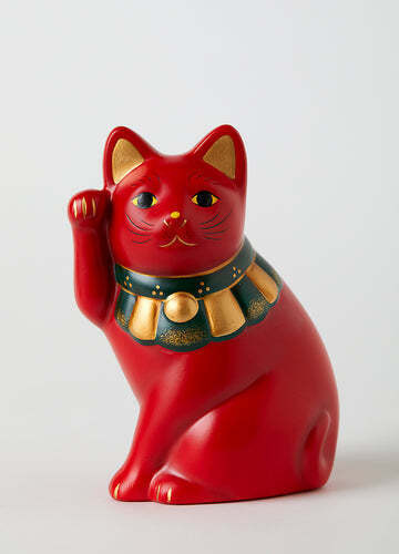 Chat chanceux japonais - , peint