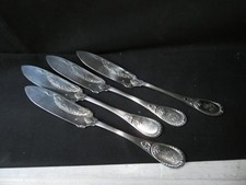 Ancien couteau a poisson de la maison Christofle couverts métal argenté   oc63