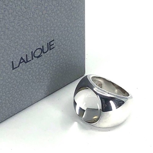 Bague boule transparente