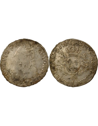 France louis xvi ecu argent - xvi,
