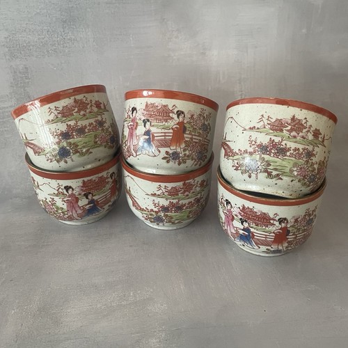 Asie ensemble 6 tasse bol - asie,