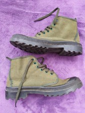 Indo/Algérie : Brodequins en toile des troupes coloniales