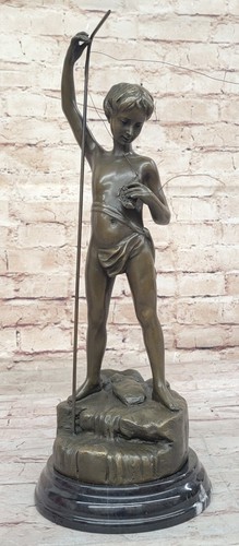 Sculpture bronze figurine - sculpture, en
