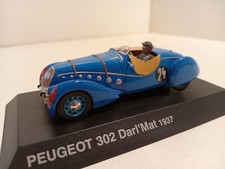 Norev F Peugeot 302 Darl Mat N°24 24 heures du Mans 1938 réalisation unique 1/43