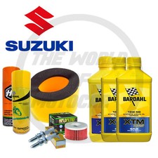 Entretien Bardahl XTM 15W50 Filtre à Huile Air Bougies Spray Suzuki Freewind 650