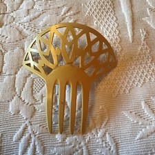 PEIGNE à Chignon Bombé Bakelite 11 cm Ancien XIXÈME 19eme Jamais Utilisé