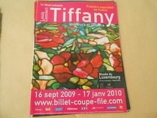 Publicité 2009 Advertising  Louis Comfort Tiffany couleurs et lumière
