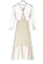 OLIVE Robe de cocktail Dames Robe T EU 36 blanc-gris clair style décontracté