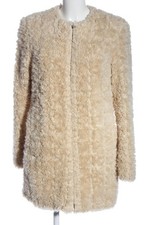 ZARA TRAFALUC Veste en fausse fourrure Dames Veste T EU 38 crème
