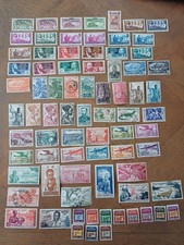 77 Timbres + PA Afrique Équatoriale Française neuf **/* Obl Cote 105€ 1936-58 TB