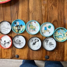 Lot 9 anciens couvercle de