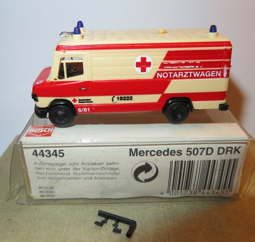 Busch fourgon mercedes - busch, 1/87