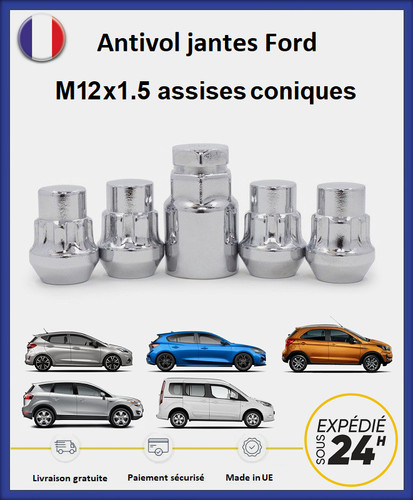 écrous antivol roues - antivol,
