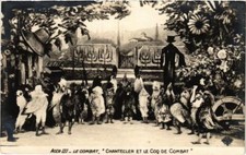 CPA AK Theater stars Combat Chantecler et Coq de Combat - Acte III. (527810)