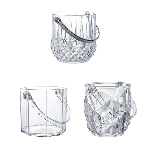 Seau glace transparent - seau, à