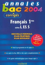 Annales Bac 2004 : Français
