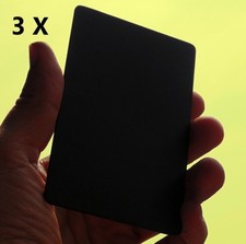 3 X Plaque Cristal Noir Nikola