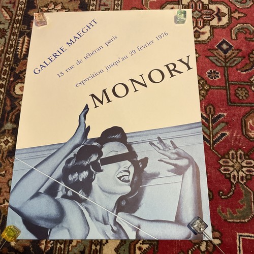 Jacques monory affiche poster - affiche,