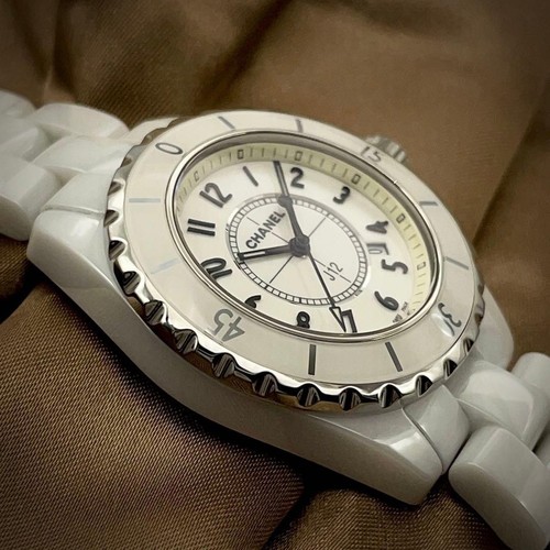 Chanel j12 33mm - chanel, blanc