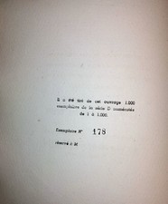 E. O. Tirage 1000 ex.- Paroles