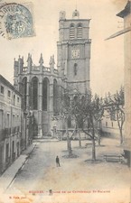 CPA 34 BEZIERS ABSIDE CATHEDRALE SAITN NAZAIRE