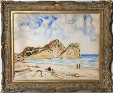 Lloyd Lozes Goff , Westerly - , Aquarelle Et Encre Sur Papier
