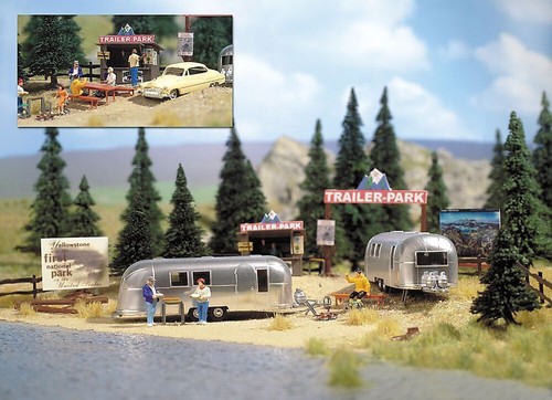 Mini scène parc pour caravane