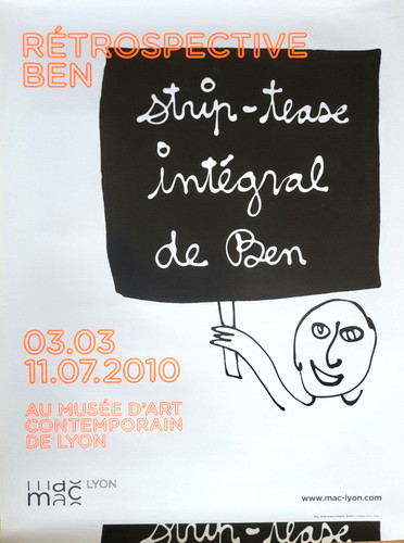 Ben vautier affiche - ben,
