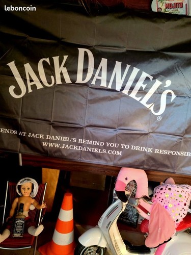 Drapeau jack daniel - jack, (neuf)