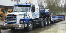 WSI 01-4384 SCANIA TORPEDO 143 + REMORQUE SURBAISSEE " VAN WIJGERDEN " MINT BOX