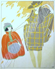 Encre & POCHOIR ART DECO 1920