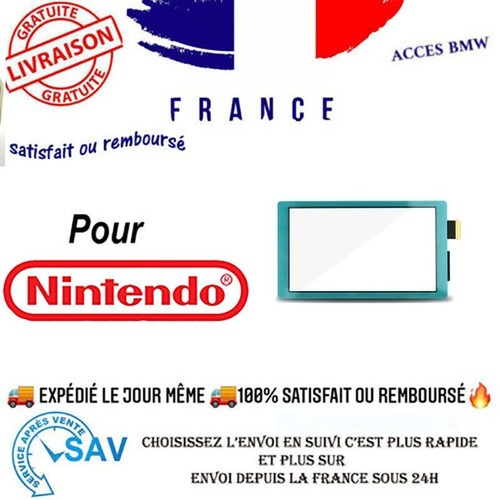 Ecran vitre tactile - vitre, turquoise